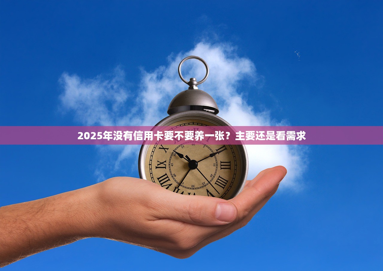 2025年没有信用卡要不要养一张？主要还是看需求