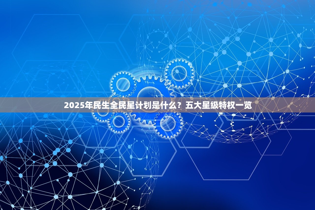2025年民生全民星计划是什么？五大星级特权一览