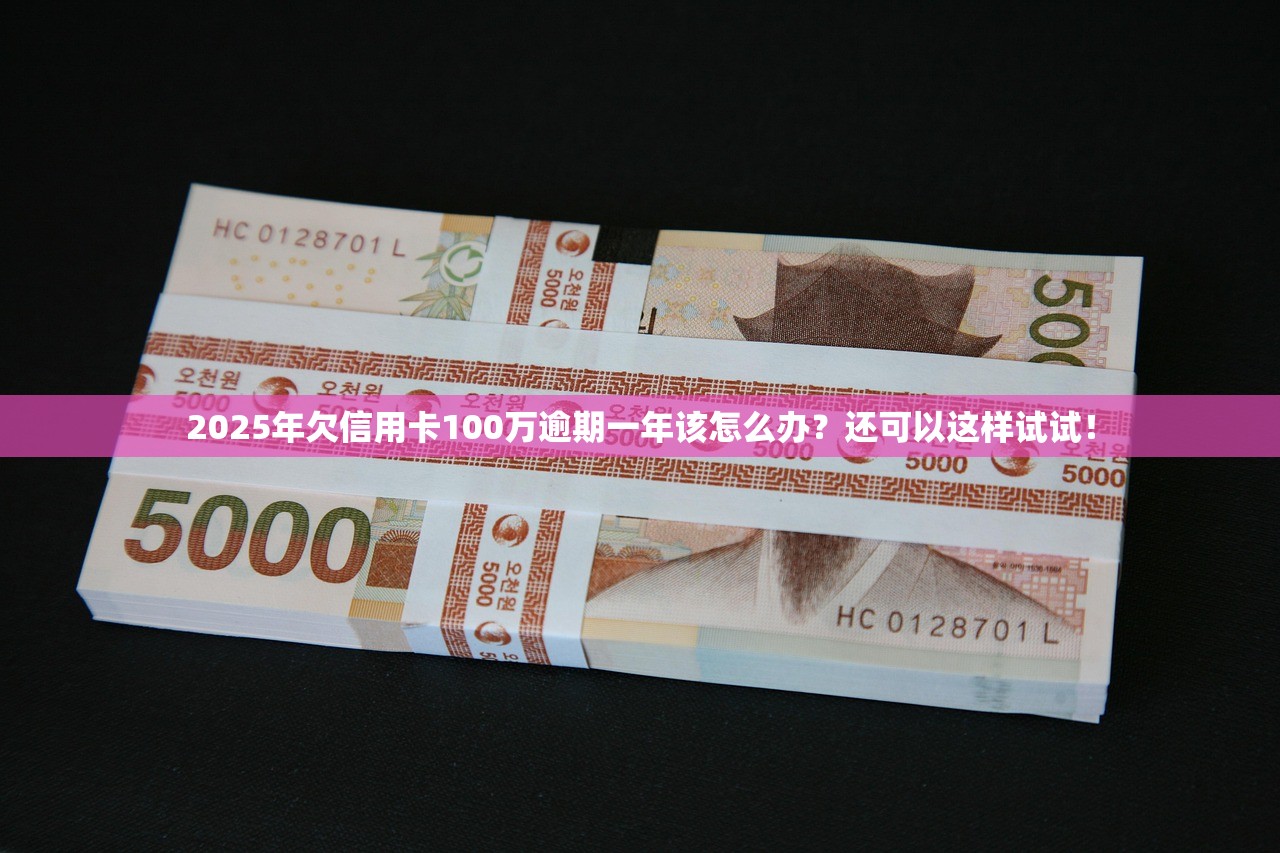 2025年欠信用卡100万逾期一年该怎么办？还可以这样试试！