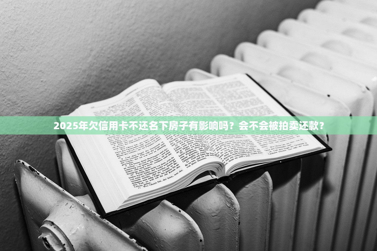 2025年欠信用卡不还名下房子有影响吗？会不会被拍卖还款？