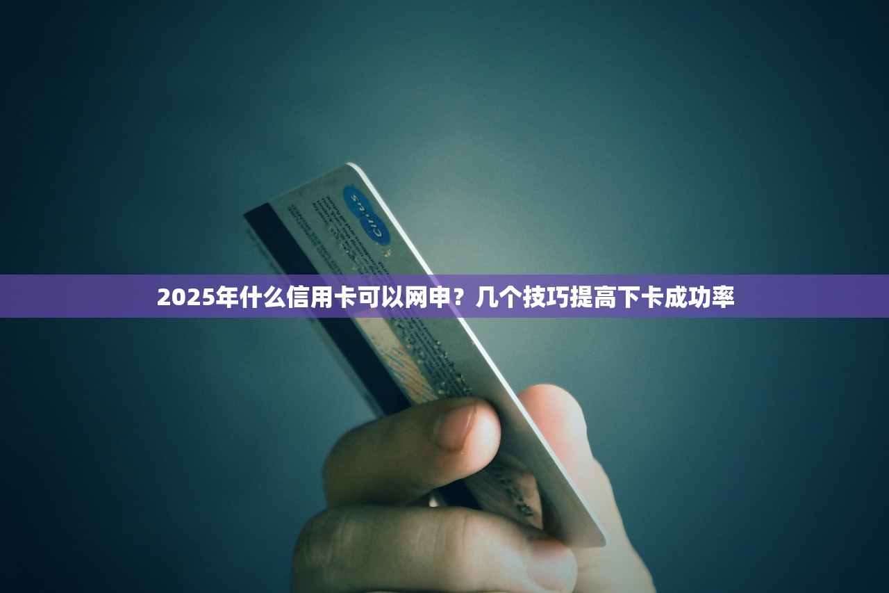 2025年什么信用卡可以网申？几个技巧提高下卡成功率