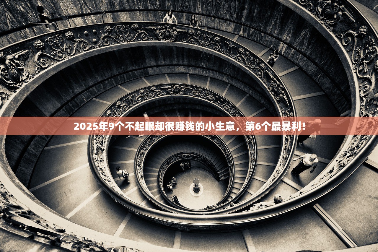 2025年9个不起眼却很赚钱的小生意，第6个最暴利！