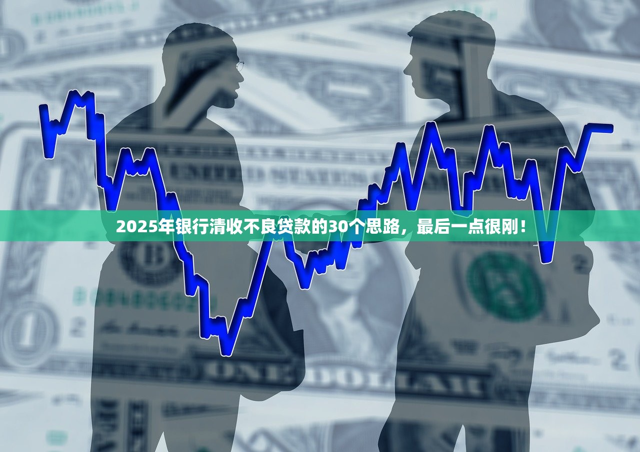 2025年银行清收不良贷款的30个思路，最后一点很刚！
