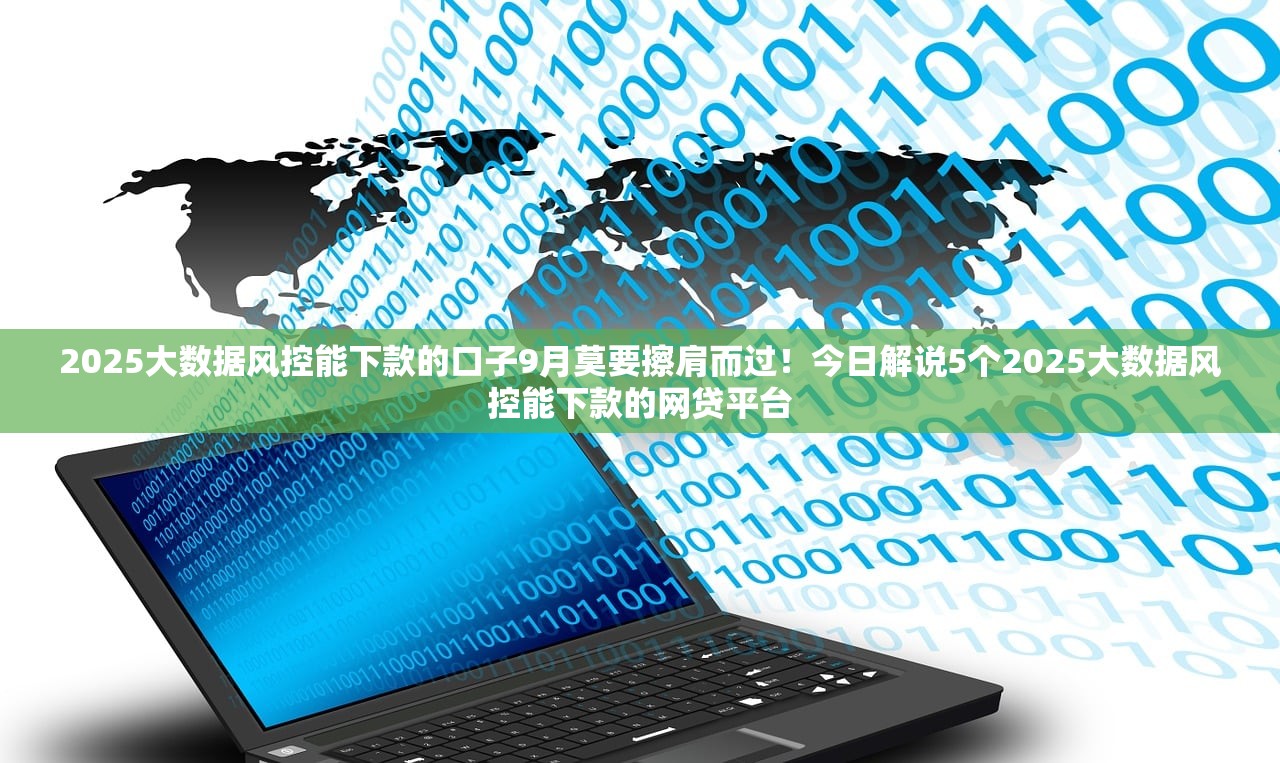 2025大数据风控能下款的口子9月莫要擦肩而过！今日解说5个2025大数据风控能下款的网贷平台