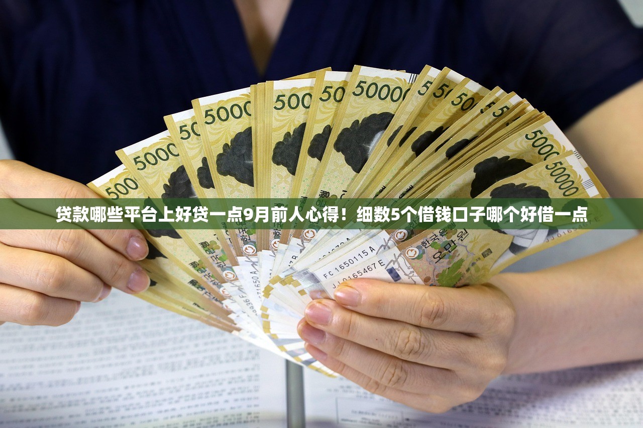 贷款哪些平台上好贷一点9月前人心得！细数5个借钱口子哪个好借一点