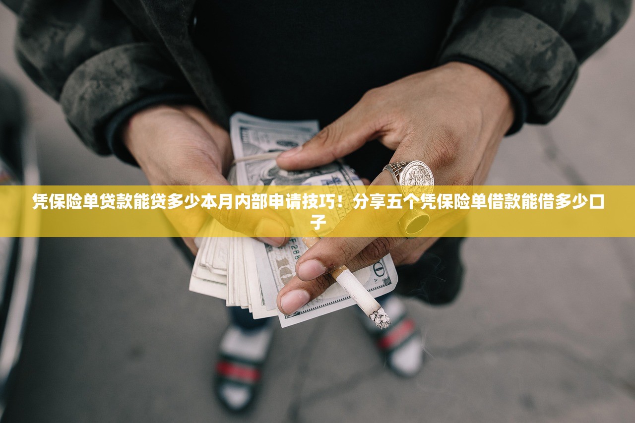 凭保险单贷款能贷多少本月内部申请技巧！分享五个凭保险单借款能借多少口子