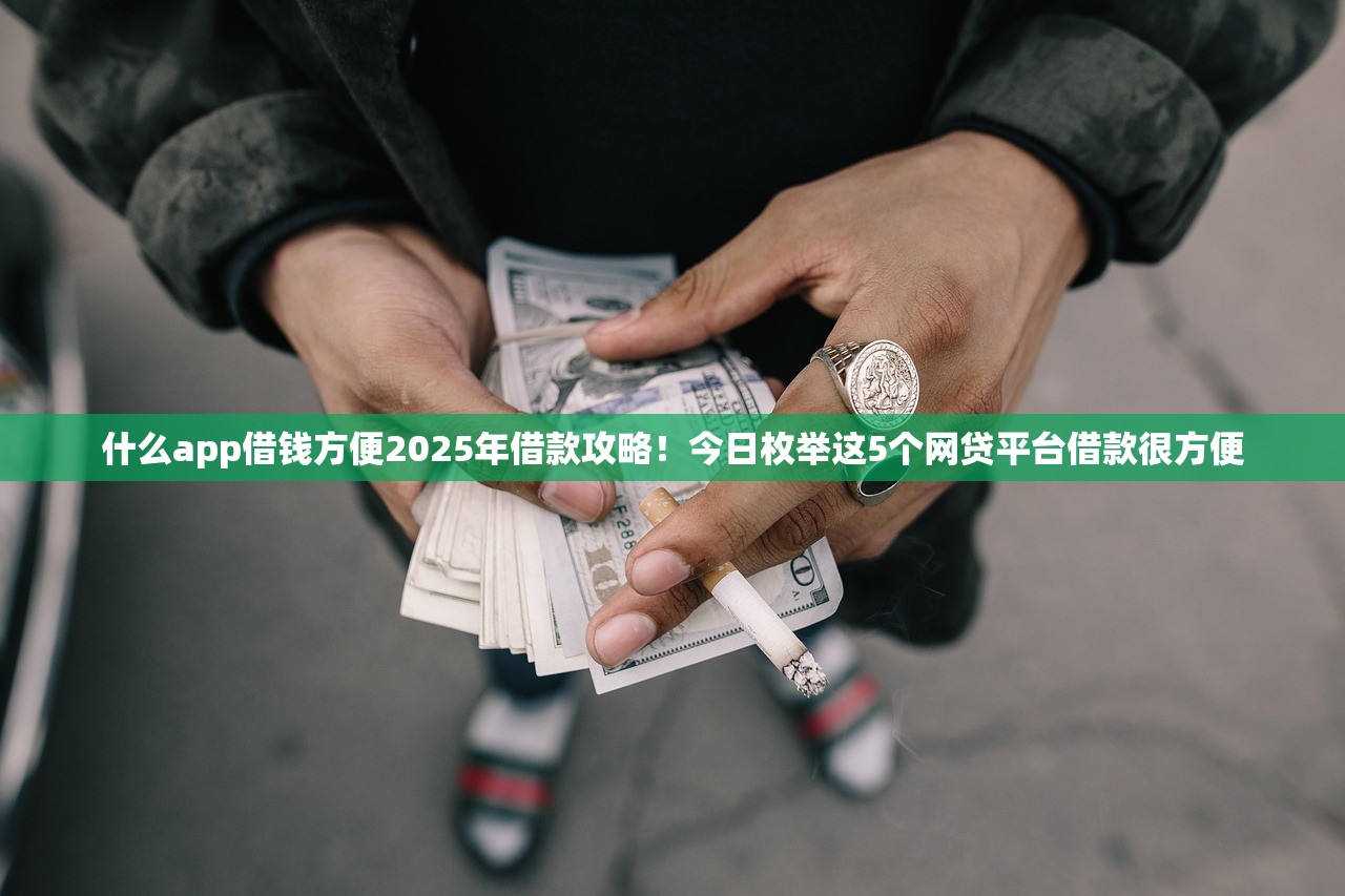 什么app借钱方便2025年借款攻略！今日枚举这5个网贷平台借款很方便