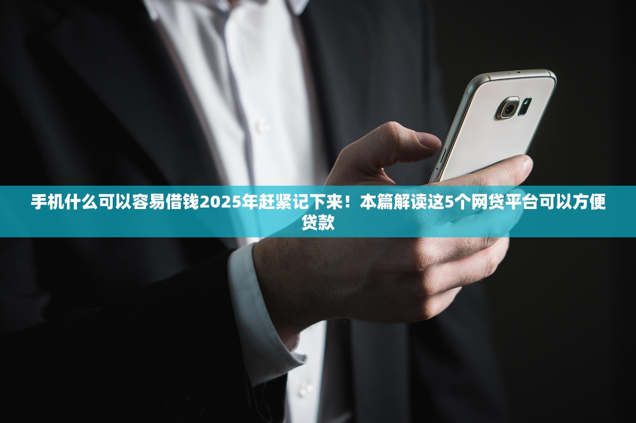 2025黑户100通过率的网贷9月到账快的实际上能选的范围广！今天隆重推选这5个贷款软件！