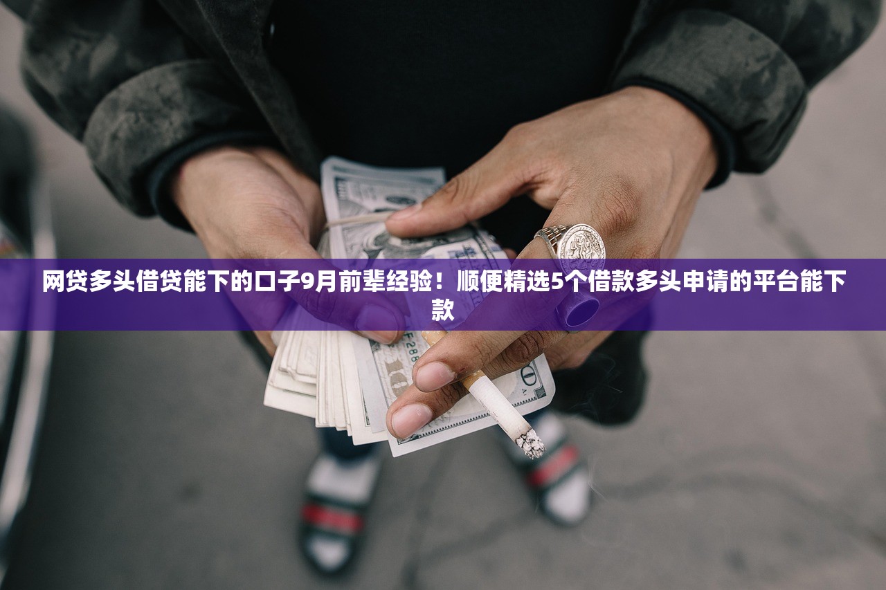 网贷多头借贷能下的口子9月前辈经验！顺便精选5个借款多头申请的平台能下款