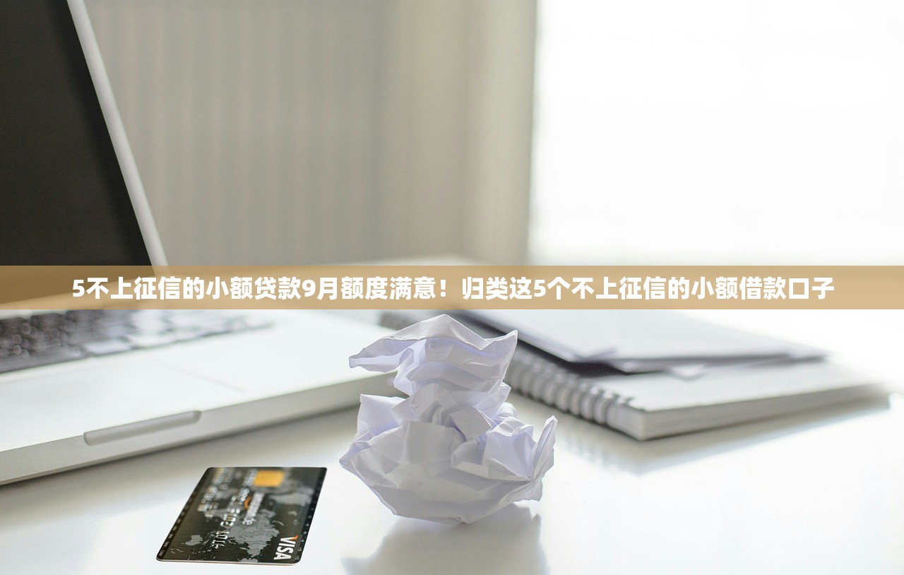 5不上征信的小额贷款9月额度满意！归类这5个不上征信的小额借款口子