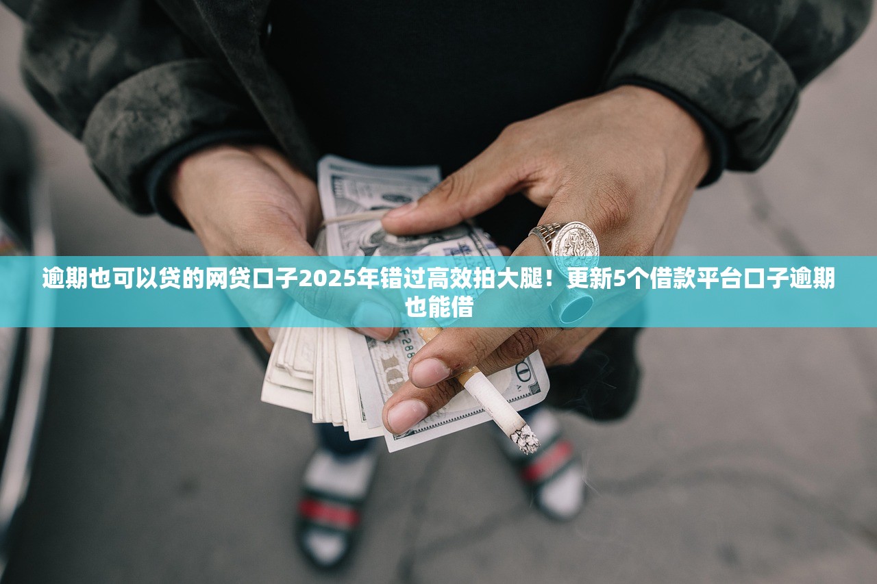 逾期也可以贷的网贷口子2025年错过高效拍大腿！更新5个借款平台口子逾期也能借