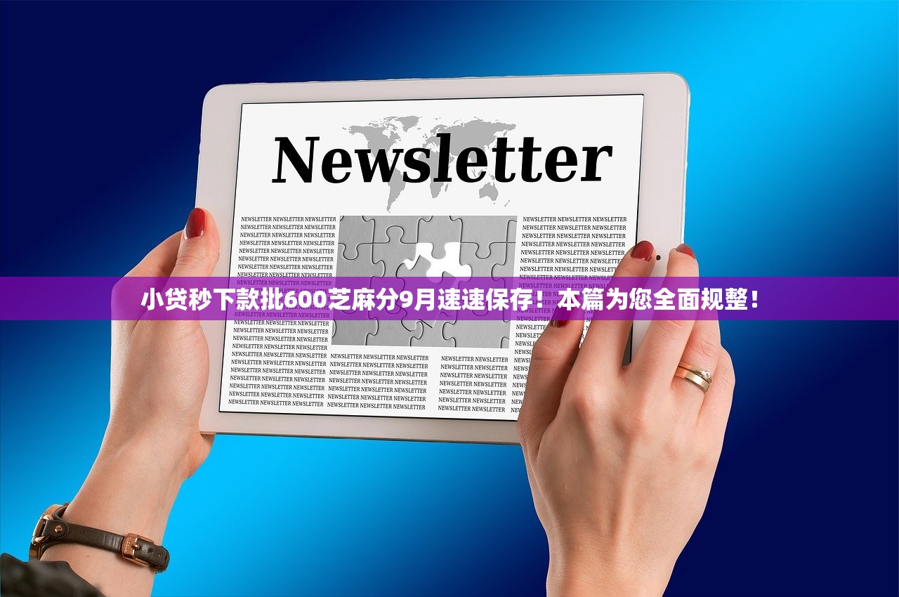 小贷秒下款批600芝麻分9月速速保存！本篇为您全面规整！