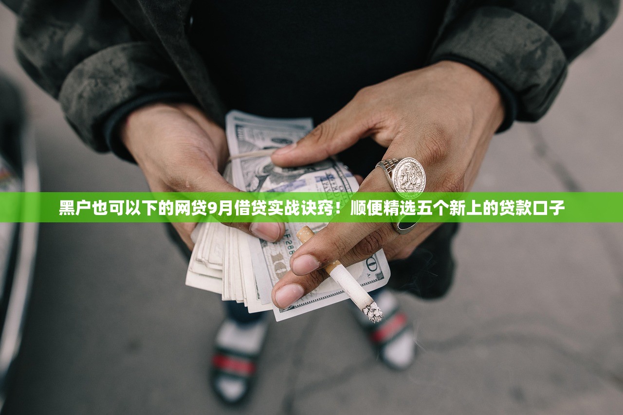 黑户也可以下的网贷9月借贷实战诀窍！顺便精选五个新上的贷款口子