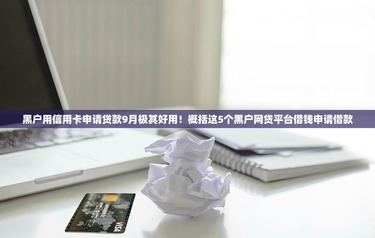 黑户用信用卡申请贷款9月极其好用！概括这5个黑户网贷平台借钱申请借款