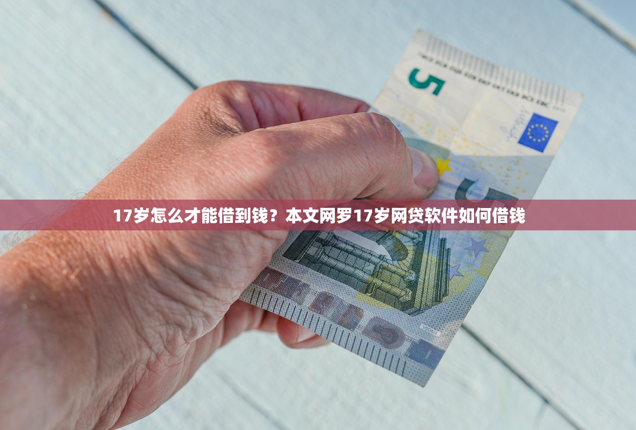 17岁怎么才能借到钱？本文网罗17岁网贷软件如何借钱