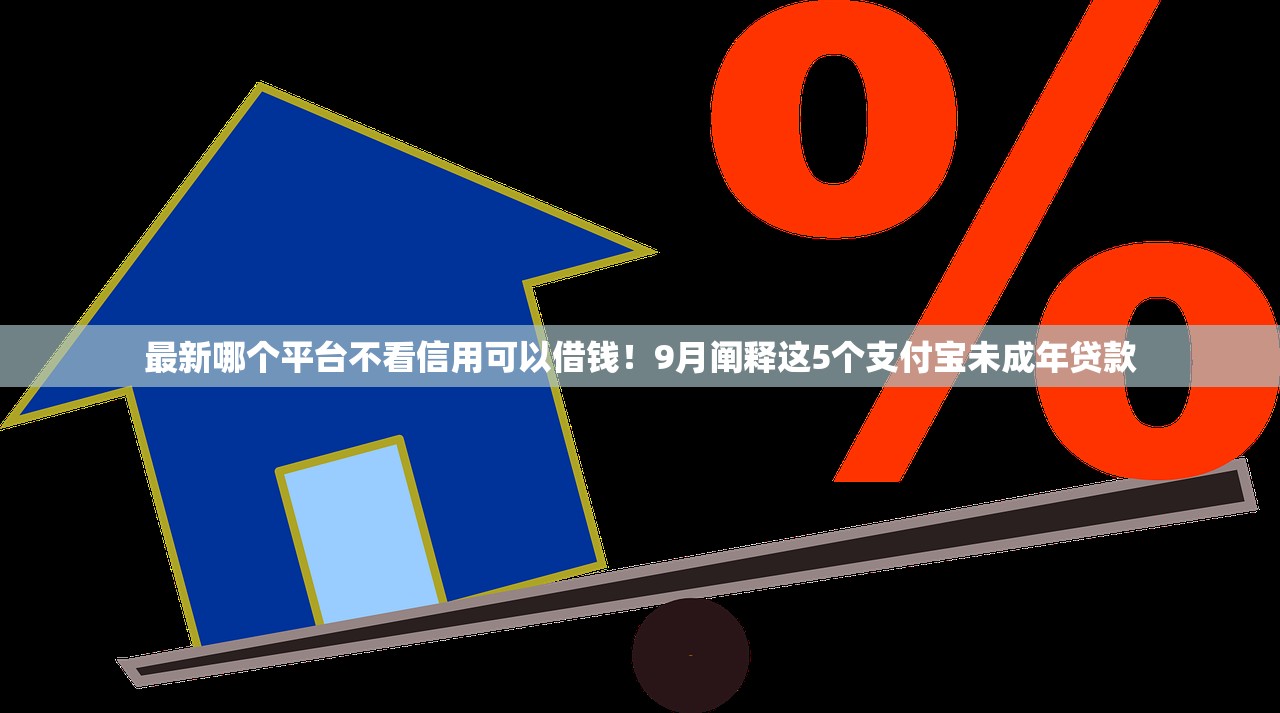 最新哪个平台不看信用可以借钱！9月阐释这5个支付宝未成年贷款