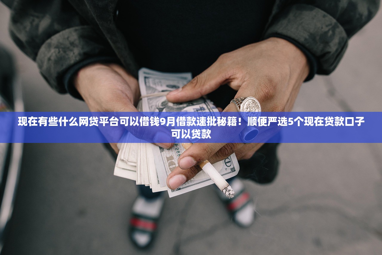 现在有些什么网贷平台可以借钱9月借款速批秘籍！顺便严选5个现在贷款口子可以贷款