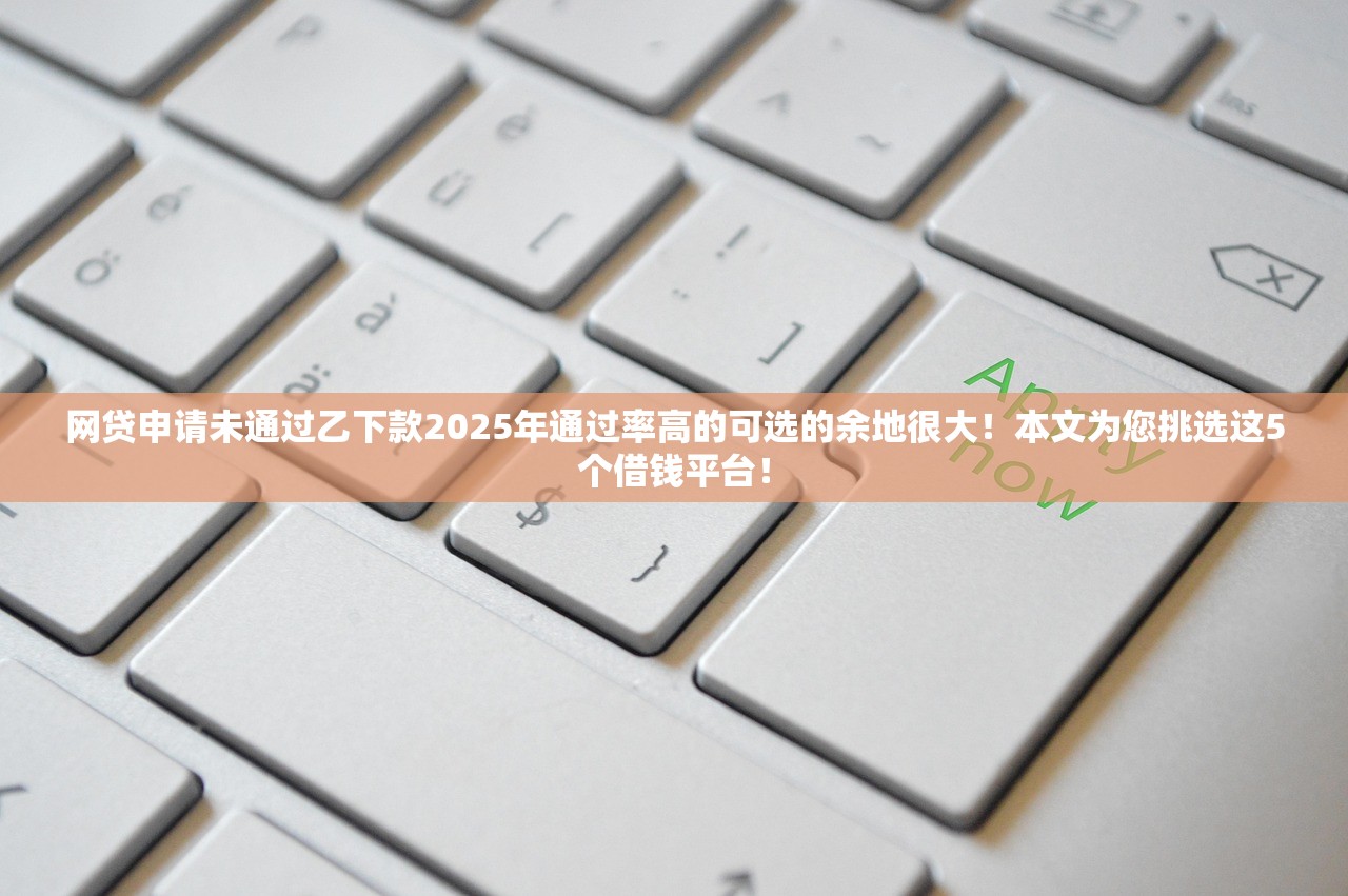 网贷申请未通过乙下款2025年通过率高的可选的余地很大！本文为您挑选这5个借钱平台！